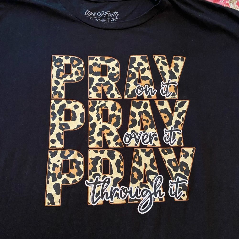 Cute Christian shirt super soft never been worn
